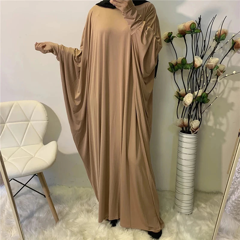 Abaya Chauve Souris Bronze Taille unique chez Abaya ma boutique
