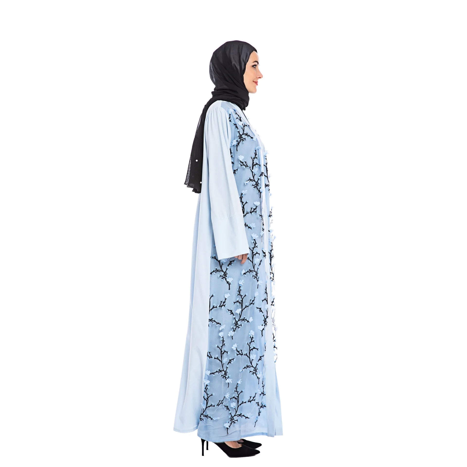 Abaya Fleuri chez Abaya ma boutique