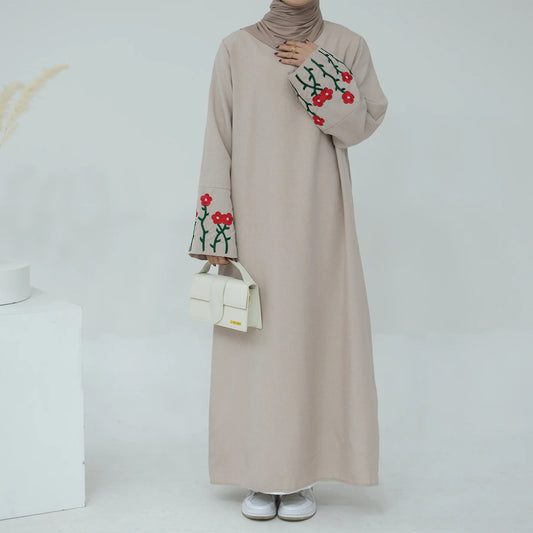 Abaya Coton Rouge chez Abaya ma boutique