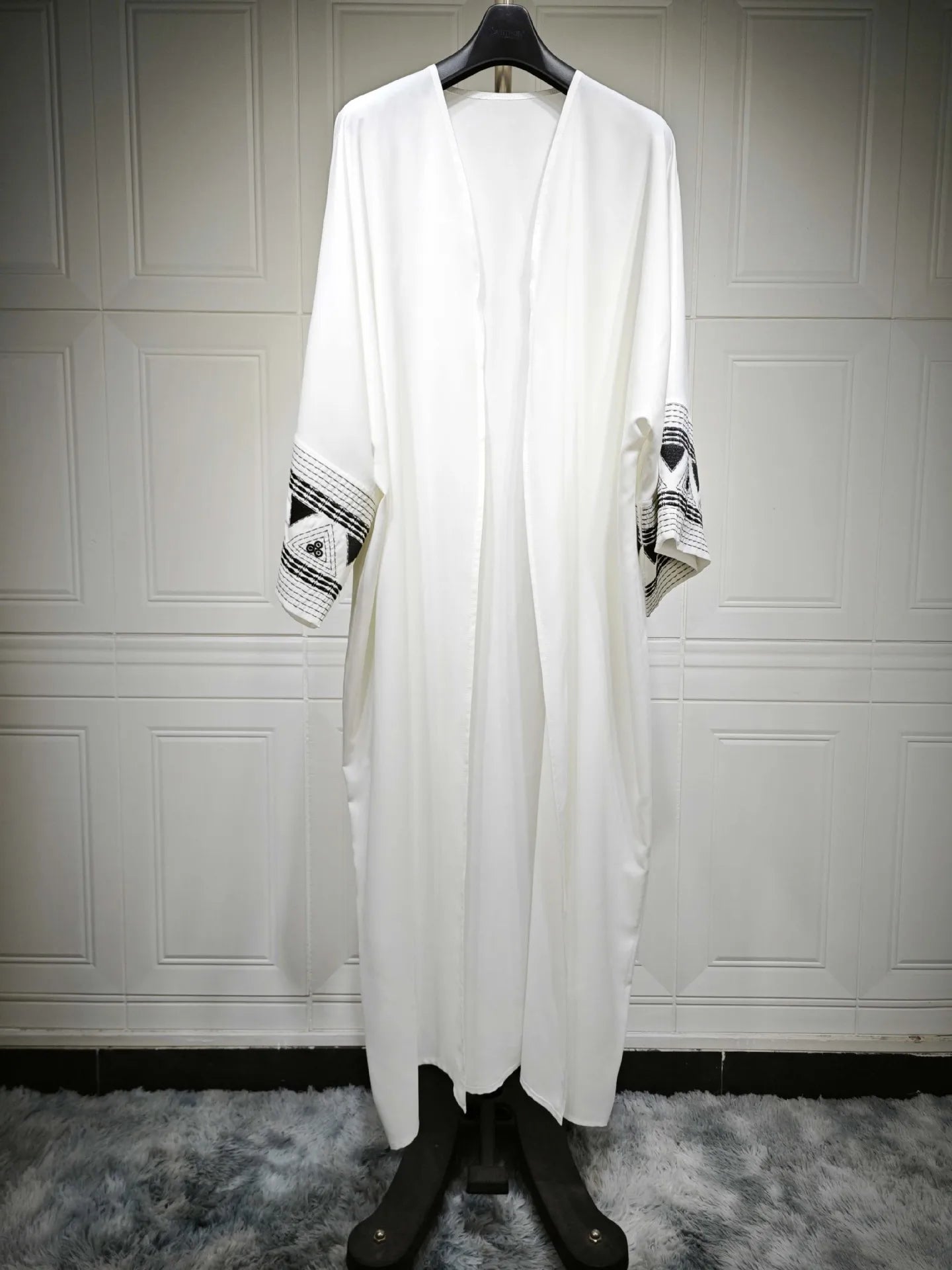 Abaya Kimono Blanche Blanc Taille unique chez Abaya ma boutique