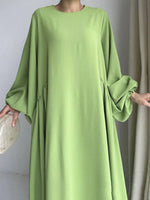Abaya Verte - Vignette | abaya-femmes.com