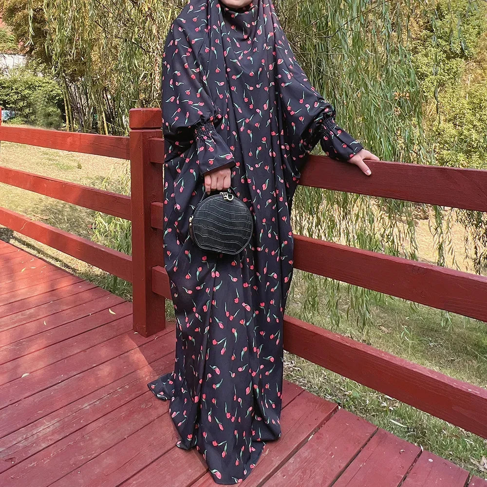 Abaya Grande Taille Noir Taille unique chez Abaya ma boutique