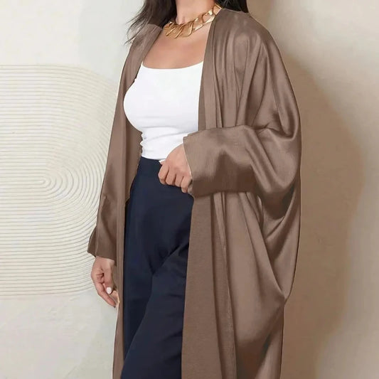 Abaya Marron Marron Taille unique chez Abaya ma boutique