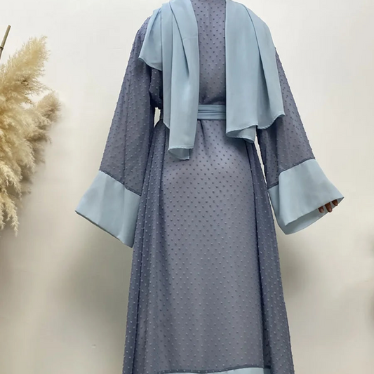 Abaya Bleu Ciel chez Abaya ma boutique