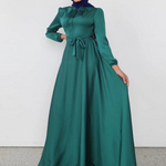 Abaya Vert Emeraude - Vignette | abaya-femmes.com