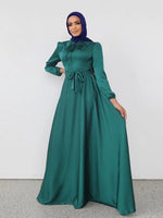 Abaya Vert Emeraude - Vignette | abaya-femmes.com