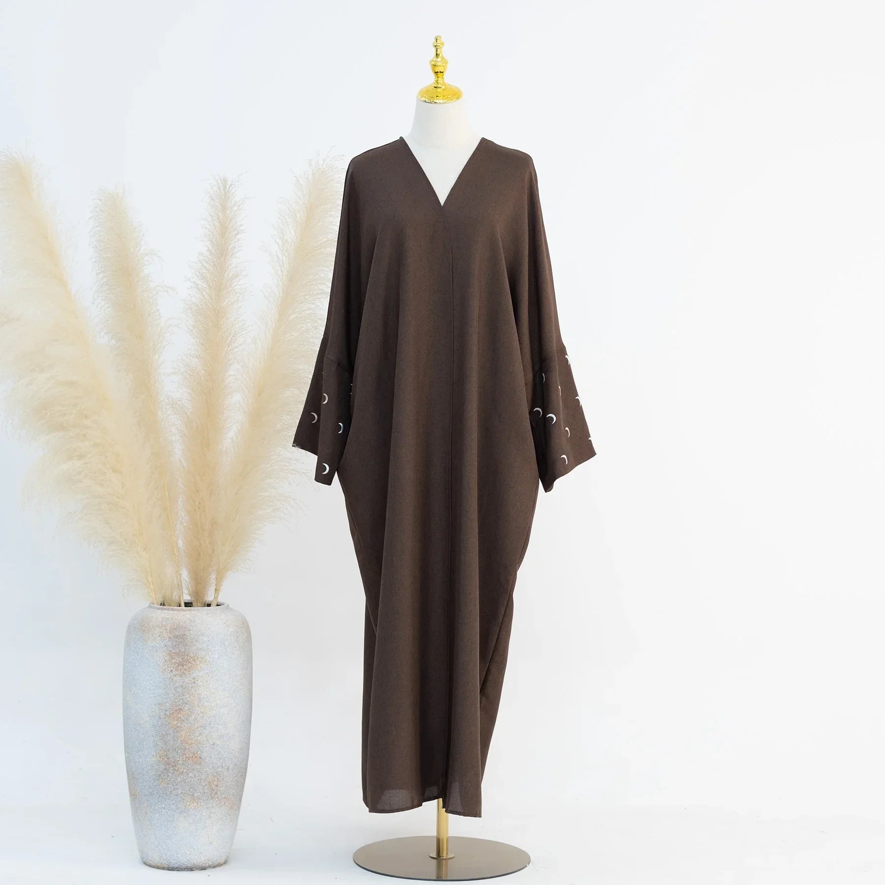 Abaya Lune Marron chez Abaya ma boutique
