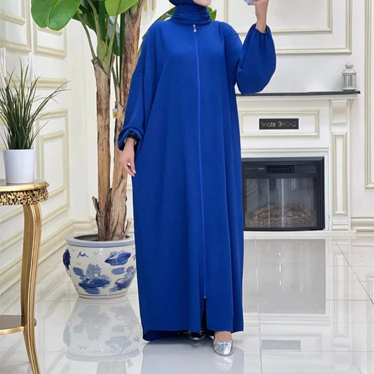 Abaya avec Fermeture Eclair chez Abaya ma boutique