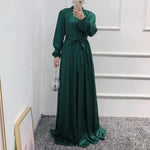 Abaya Vert Emeraude - Vignette | abaya-femmes.com