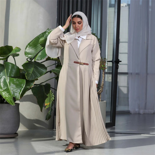 Manteau Abaya Abricot chez Abaya ma boutique