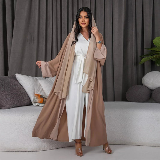 Abaya Kimono kaki chez Abaya ma boutique