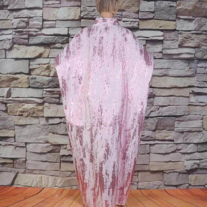 Abaya Africaine avec Foulard chez Abaya ma boutique