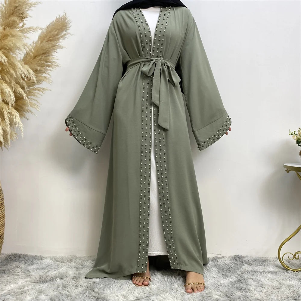 Abaya Pearl Vert chez Abaya ma boutique