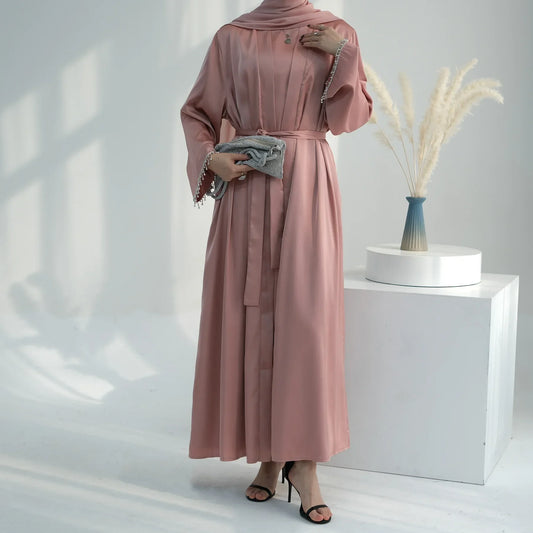 Abaya Rose Ensemble 2 Pièces chez Abaya ma boutique