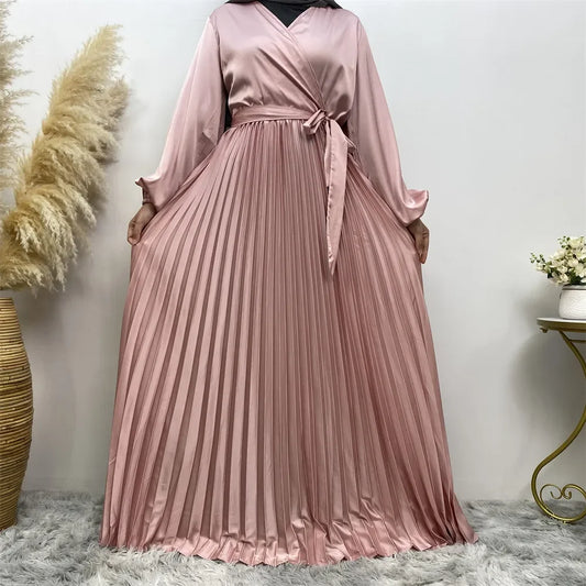 Abaya Portefeuille Rose chez Abaya ma boutique