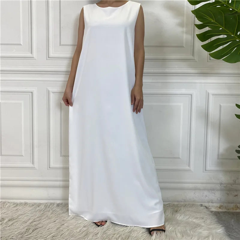 Abaya Sans Manche Blanc chez Abaya ma boutique